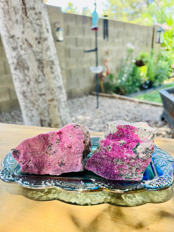 Crystal-Natural Cobalt Calcite