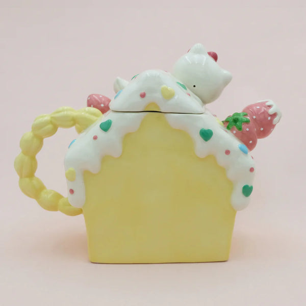 Blue Sky Clayworks - Hello Kitty and Friends Strawberry House Teapot