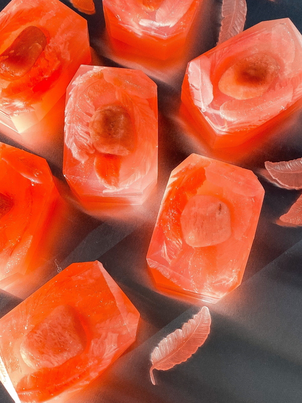 Crystal Bar Soap - Fearless Flight (Aries) - 7 oz Zodiac Crystal Bar Soap