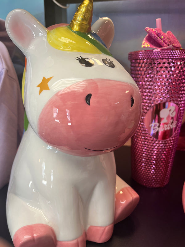 Cookie Jar-Rainbow Unicorn