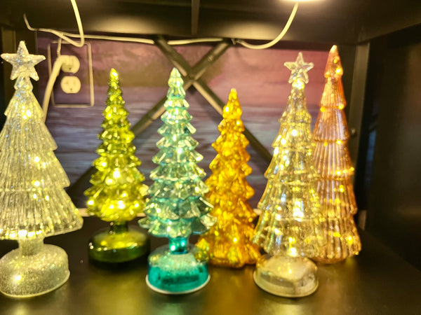 Christmas Tree Glass LED Lights