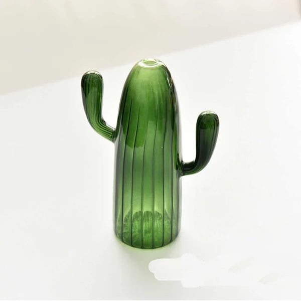 Cactus Glass Vase Set of 3