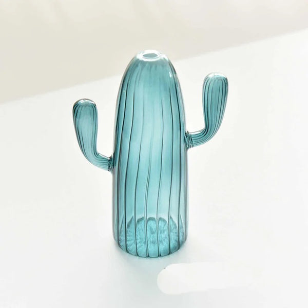 Cactus Glass Vase Set of 3
