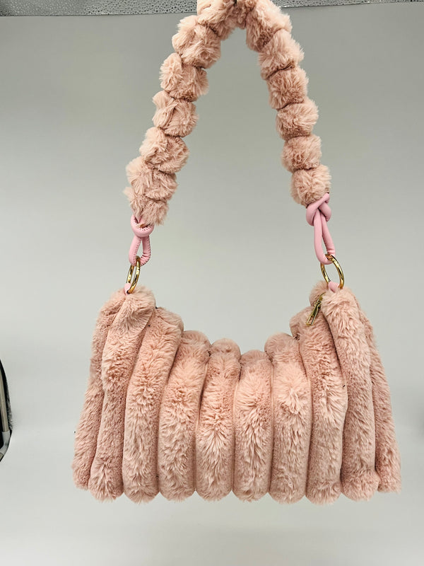 Bag - Crescent Faux Fur