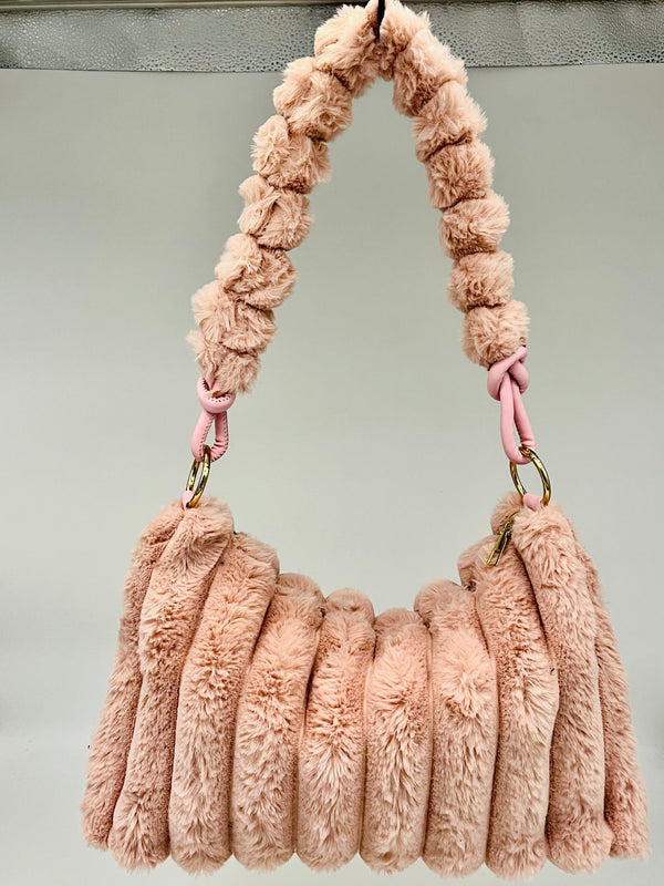 Bag - Crescent Faux Fur