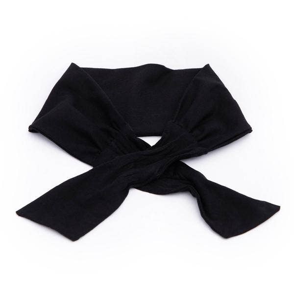Cotton Adjustable Headband 2pc Black and Moss