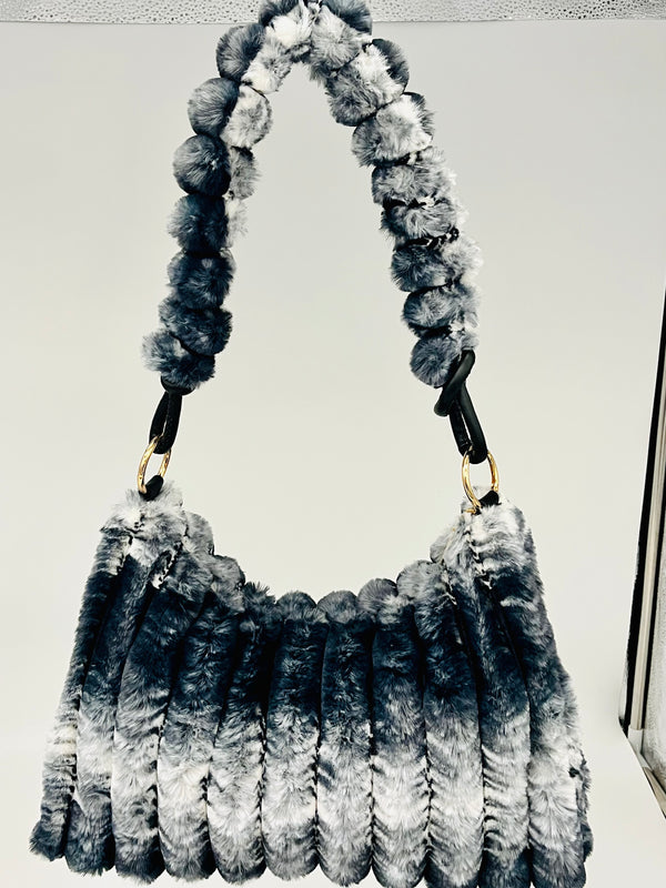 Bag - Crescent Faux Fur