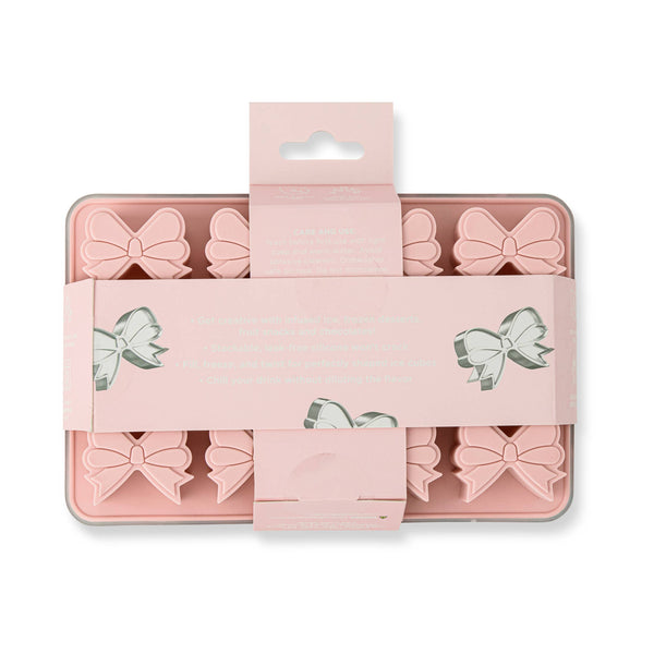 Bow Ice Tray 2pk with Lid - Houndstooth and Leopard