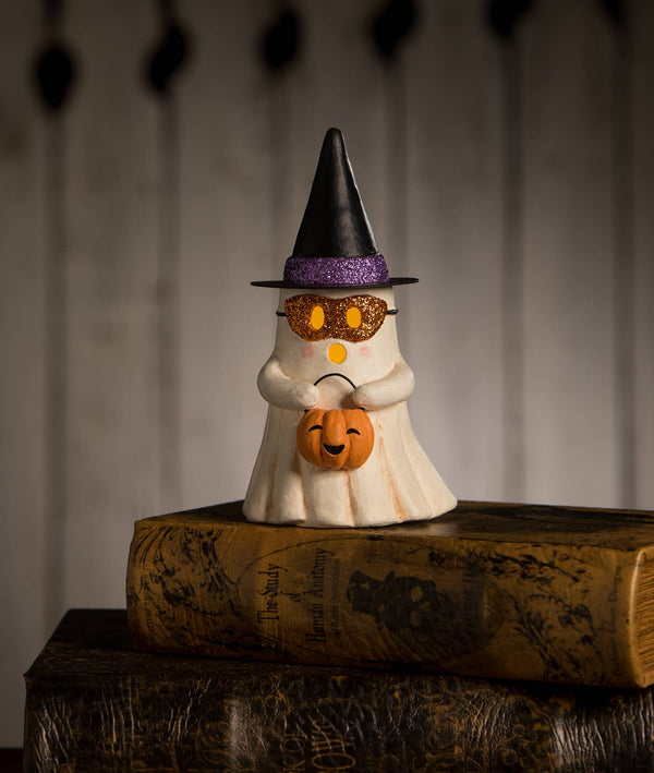 Bethany Lowe Designs - Witchy Ghost With Pumpkin