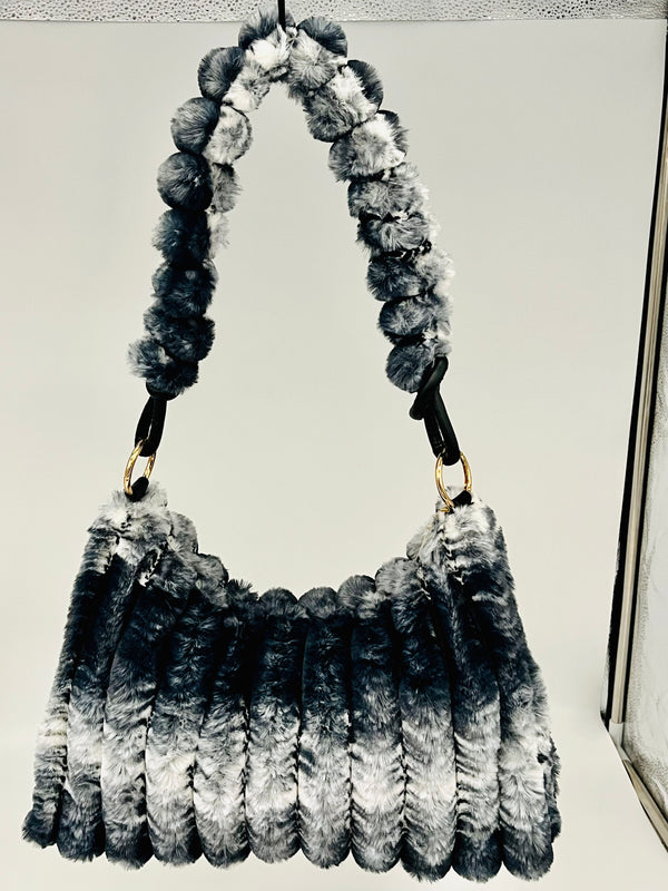 Bag - Crescent Faux Fur