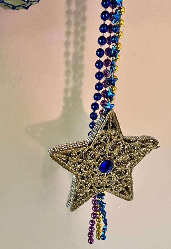 Vintage Style 90’s Celestial-Holiday Wreath