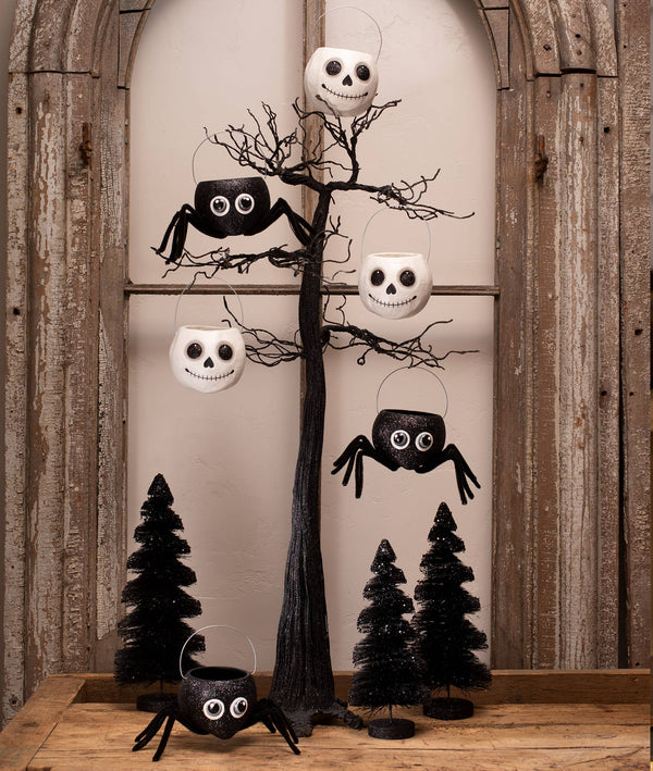 Bethany Lowe Designs - Googlie Eyed Spider Bucket