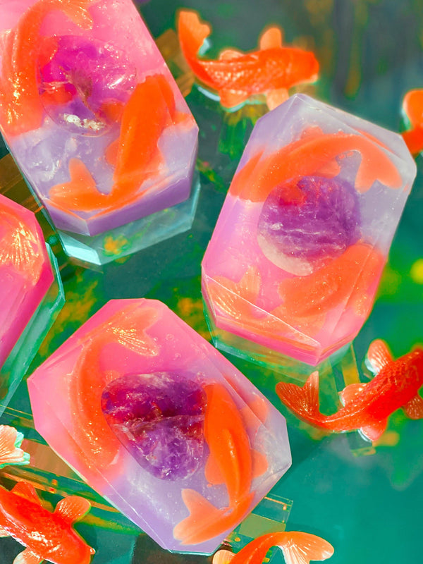 Crystal Bar Soap - Lucid Dreamer (Pisces) - 7 oz Zodiac Crystal Bar Soap