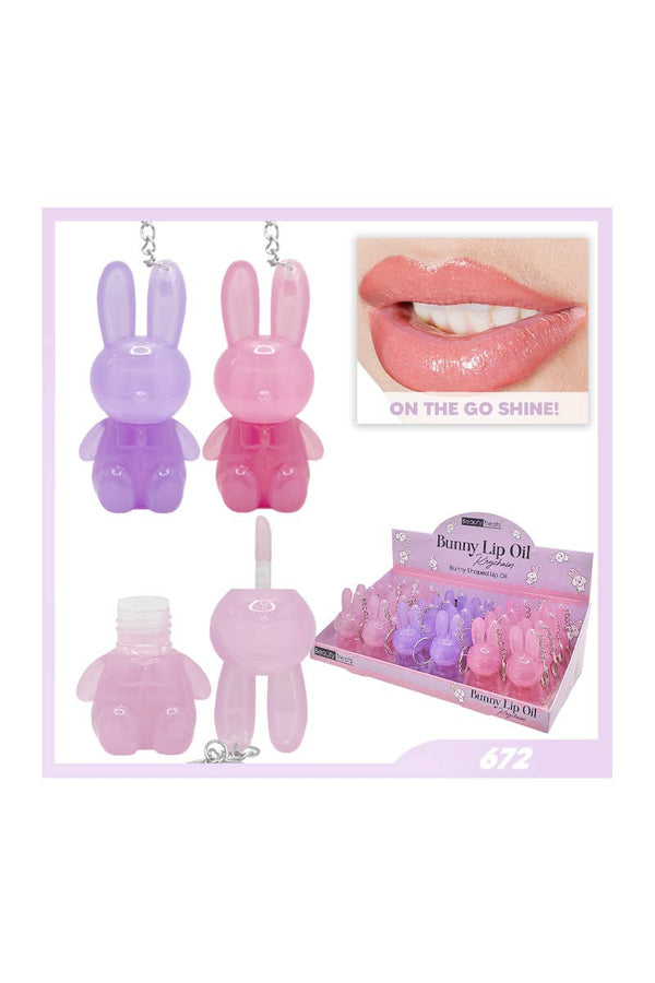 Bunny Lip Oil Keychain