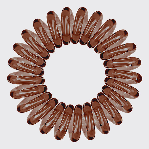 KITSCH - Spiral Hair Ties 8 Pack - Brunette