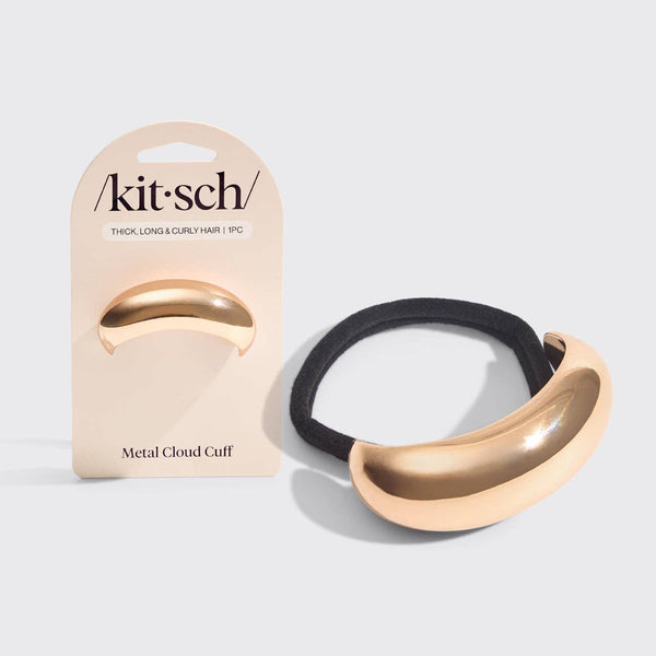 KITSCH - Gold Metal Cloud Cuff - Large
