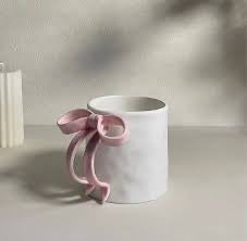 Bow Mug-Ceramic Handmade