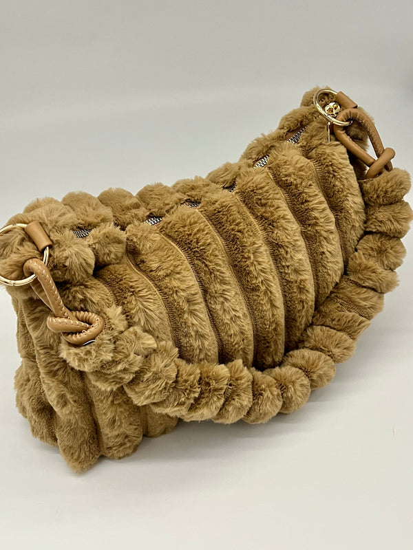 Bag - Crescent Faux Fur