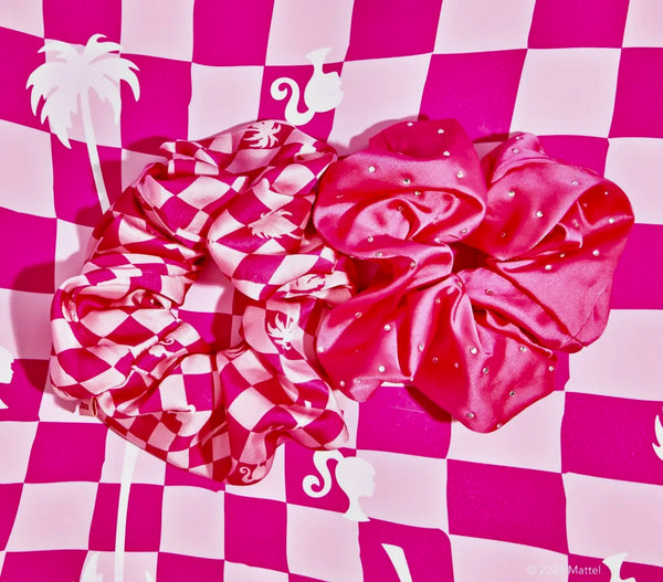 KITSCH - Barbie x kitsch Satin Scrunchies 2pc Set