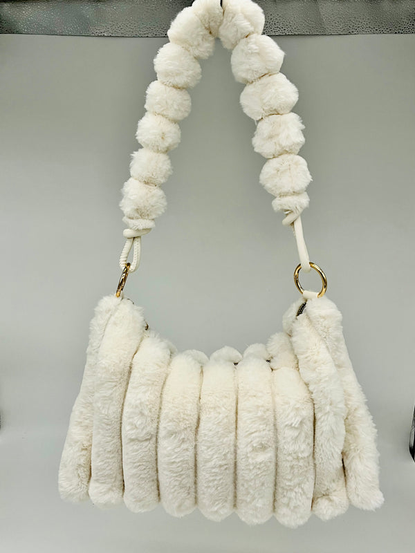Bag - Crescent Faux Fur