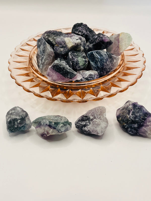 Crystal-Rainbow Fluorite-Natural