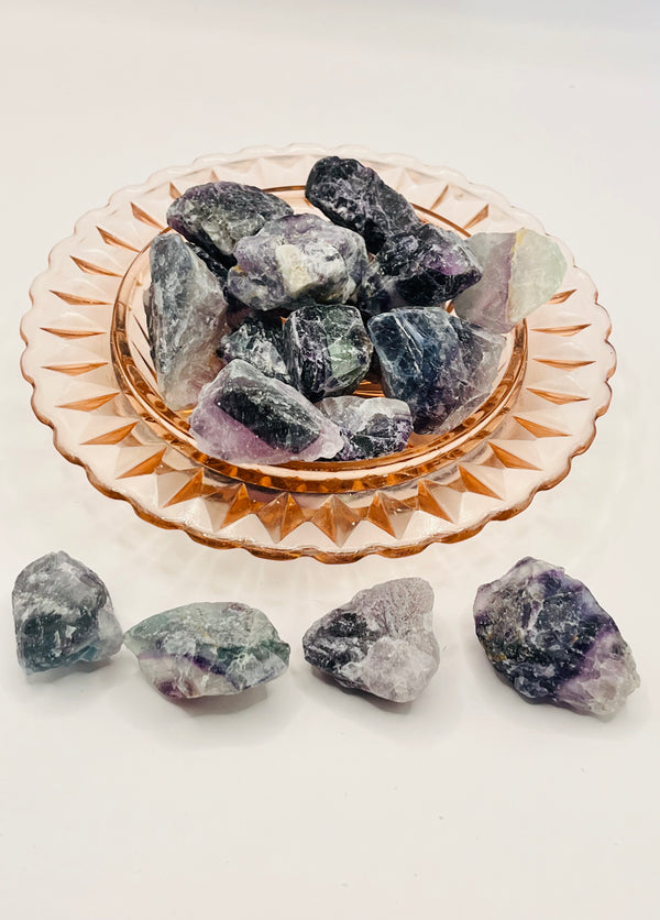 Crystal-Rainbow Fluorite-Natural