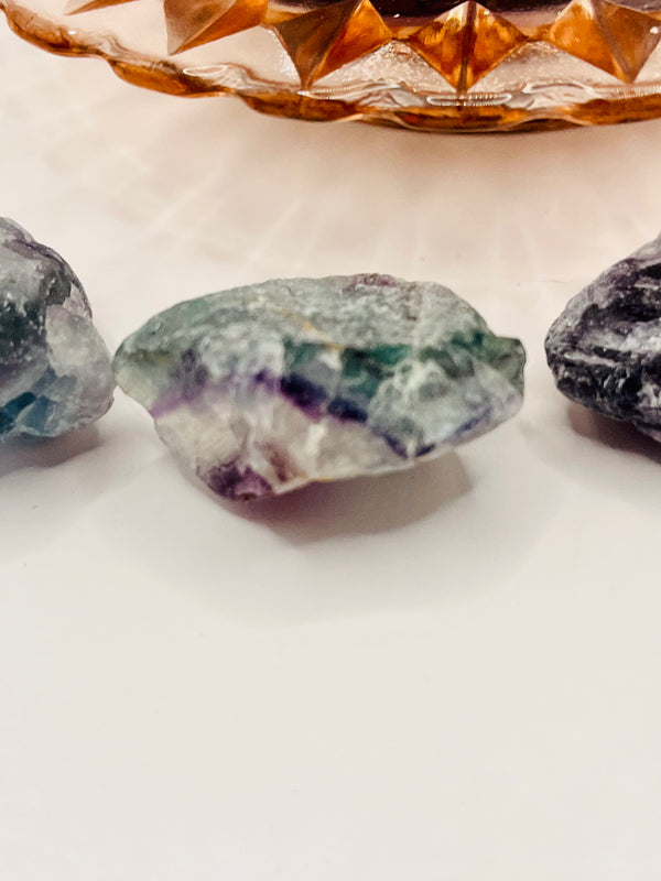 Crystal-Rainbow Fluorite-Natural
