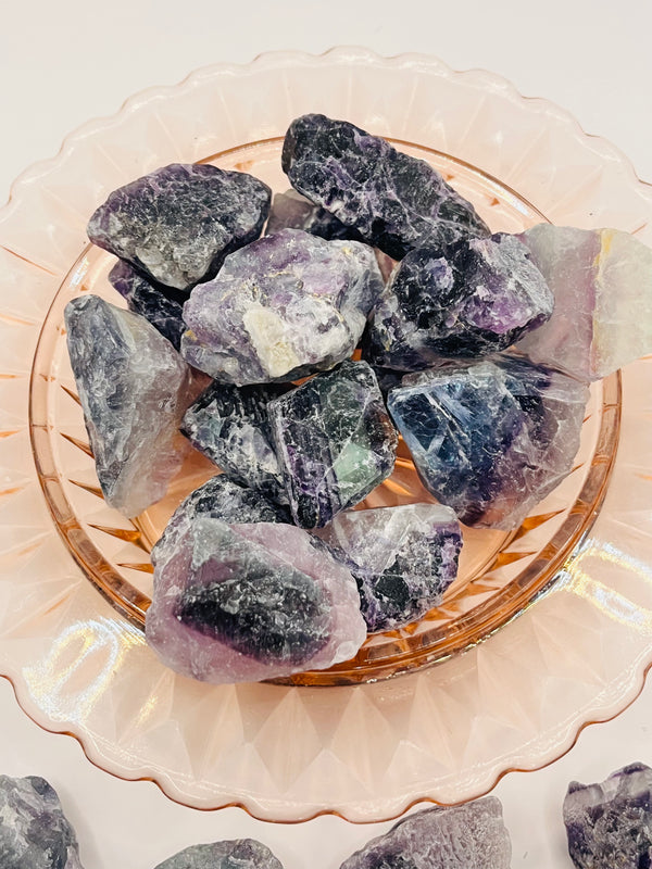 Crystal-Rainbow Fluorite-Natural