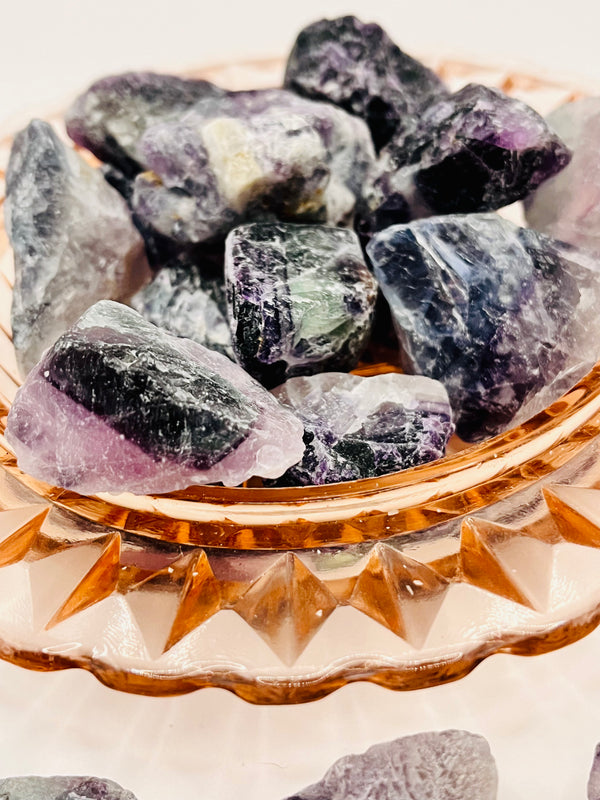 Crystal-Rainbow Fluorite-Natural