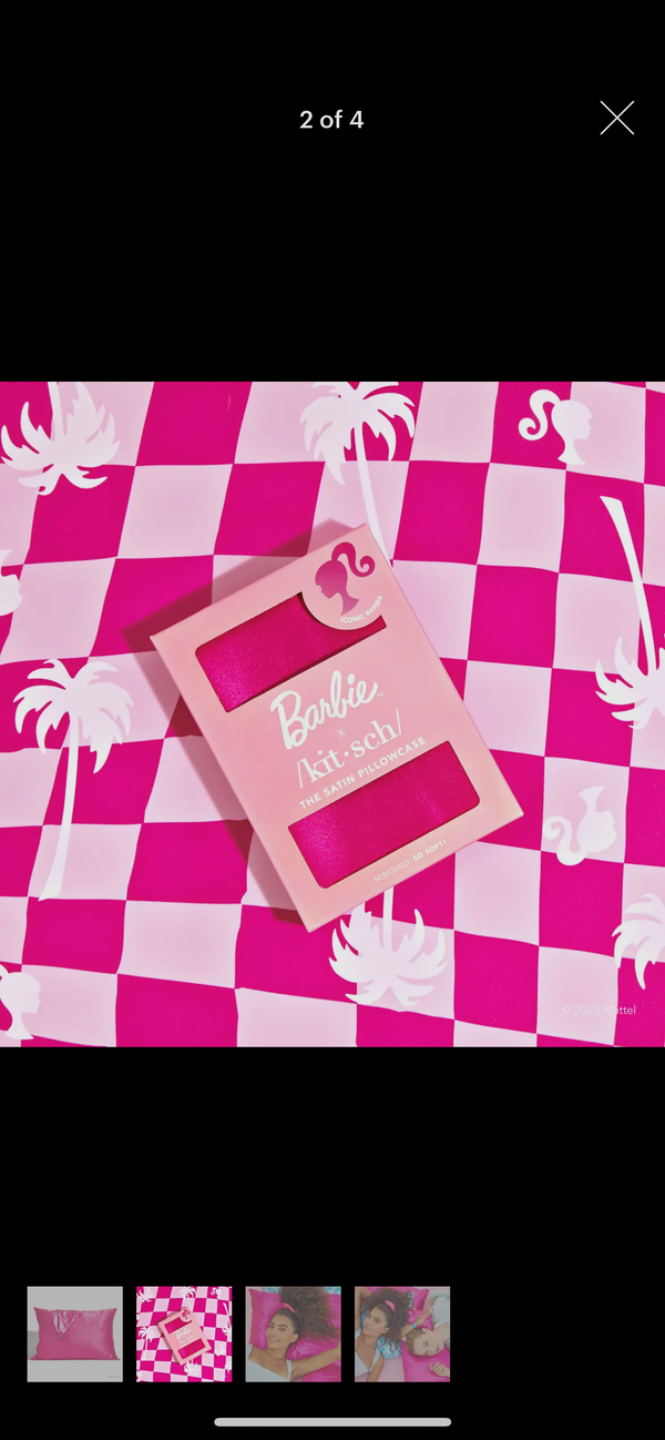 KITSCH - Barbie x kitsch Satin Pillowcase - Iconic Barbie