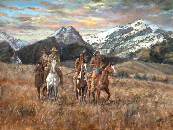 Blackfeet Guides-Michael Longo Giclee’ 18” x 24” Limited Addition