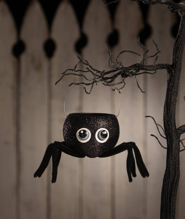 Bethany Lowe Designs - Googlie Eyed Spider Bucket