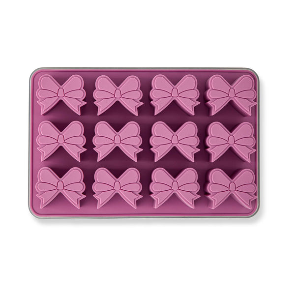Bow Ice Tray 2pk with Lid - Houndstooth and Leopard