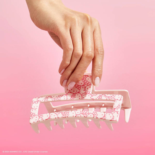Hello Kitty x Kitsch Recycled Jumbo Open ClawClip-Pink Kitty