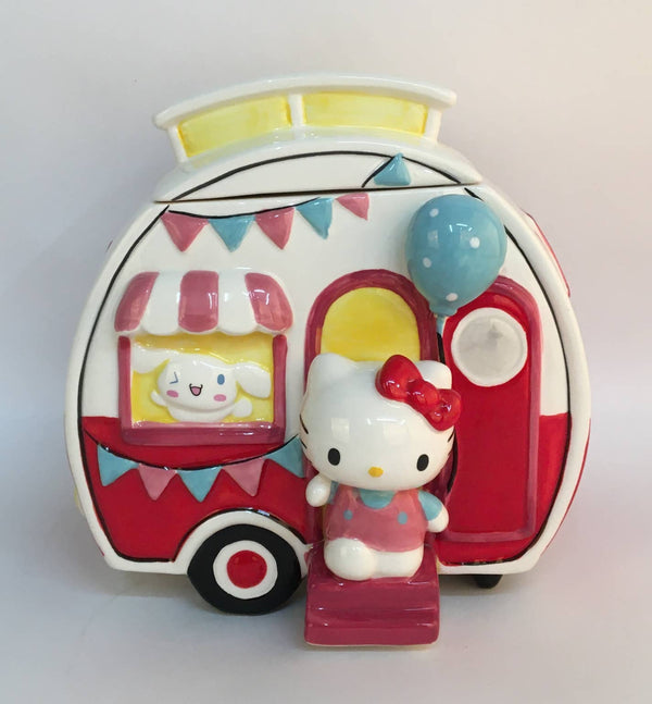 Blue Sky Clayworks - Hello Kitty and Cinnamoroll Camper Cookie Jar