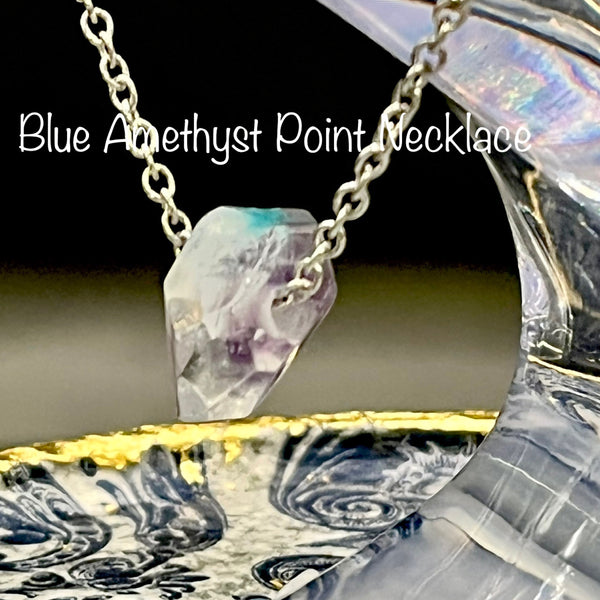 Crystal Necklace- Gemstone Double Terminated Point Necklace