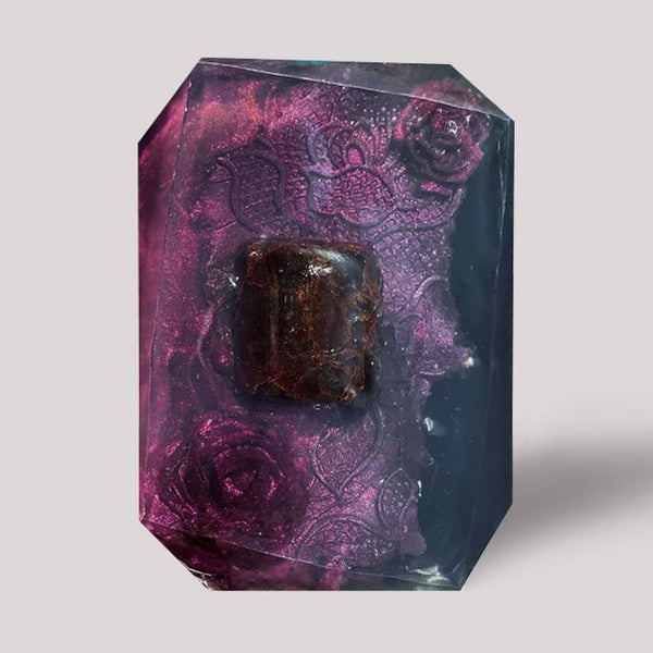 Crystal Bar Soap - Alluring Secrets (Scorpio)- 7oz Zodiac Crystal Bar Soap