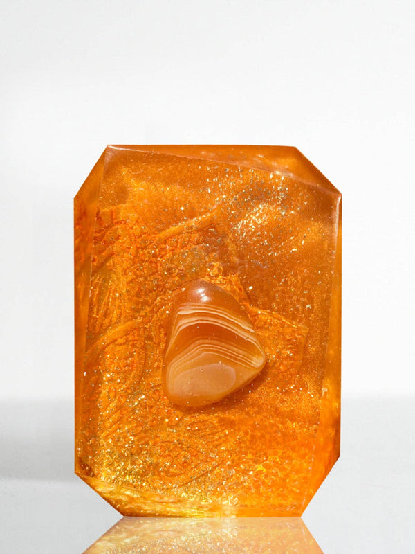 Crystal Bar Soap - Breathe In (Sagittarius) - 2.5oz Zodiac Crystal Bar Soap