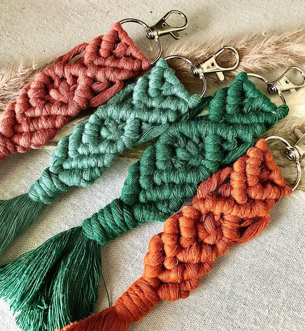 Macrame Keychains | Boho Keychain