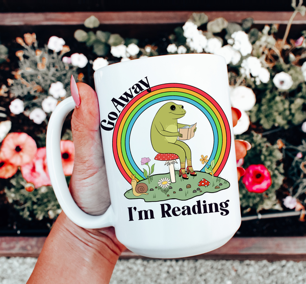 Mugs-Frog Go Away I’m Reading