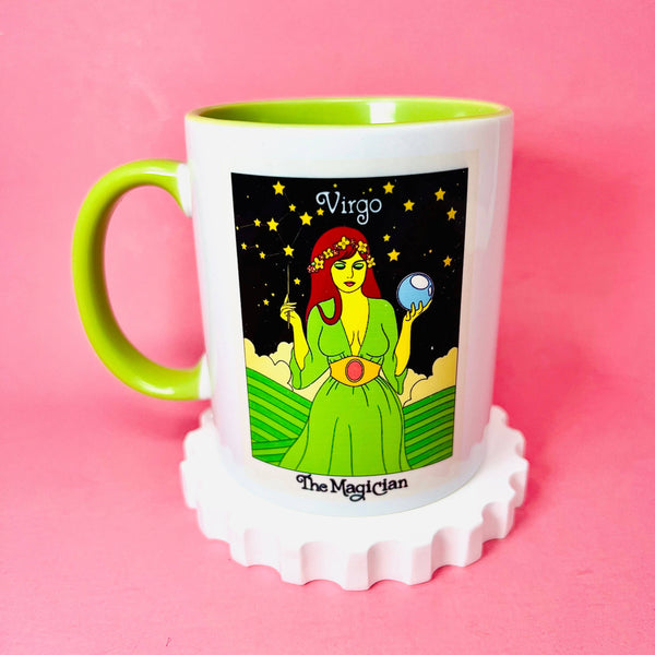 Virgo x The Magician Zodiac Tarot Mug