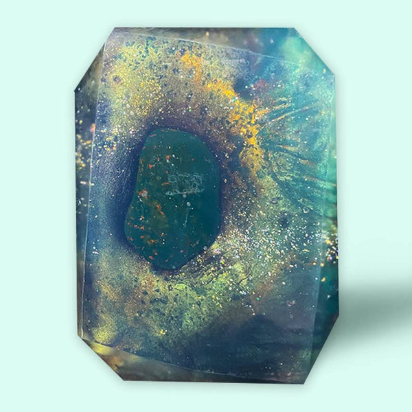 Crystal Bar Soap - Woodland Descent - 7 oz Crystal Infused Bar Soap