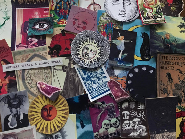Vintage Witchy Themed 12PCS Sticker Packs