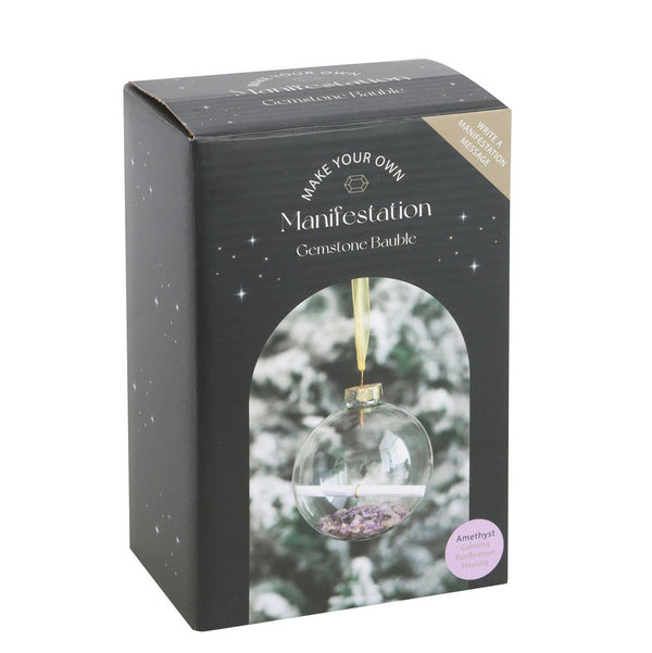 Amethyst Manifestation Christmas Bauble Ornament Kit