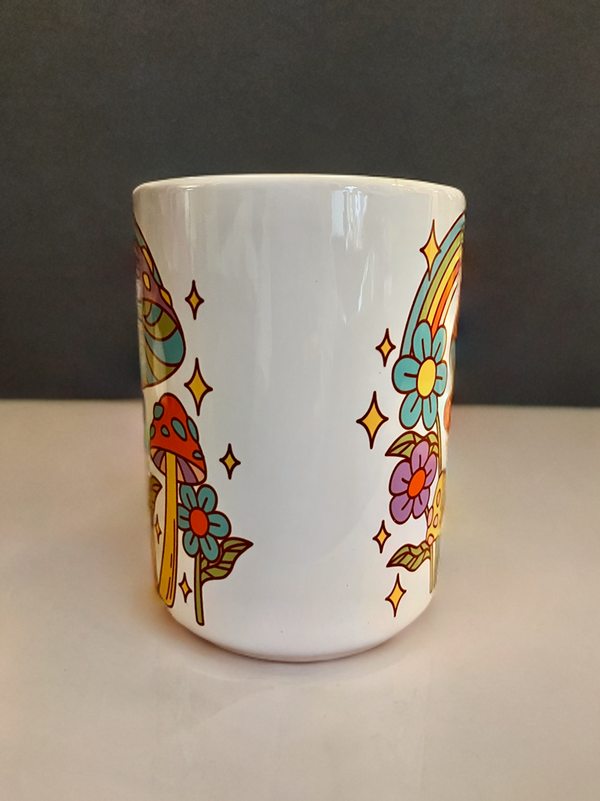 Mugs - Groovy Retro Mushroom