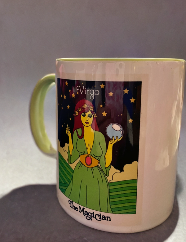 Virgo x The Magician Zodiac Tarot Mug