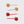 KITSCH - Metal Gift Bow Bobby Pins 4pc Set - Red & Gold