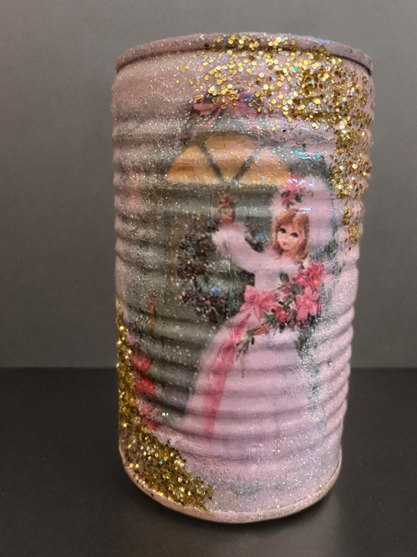 Handmade Vintage Style Holiday Art-Scented Candles