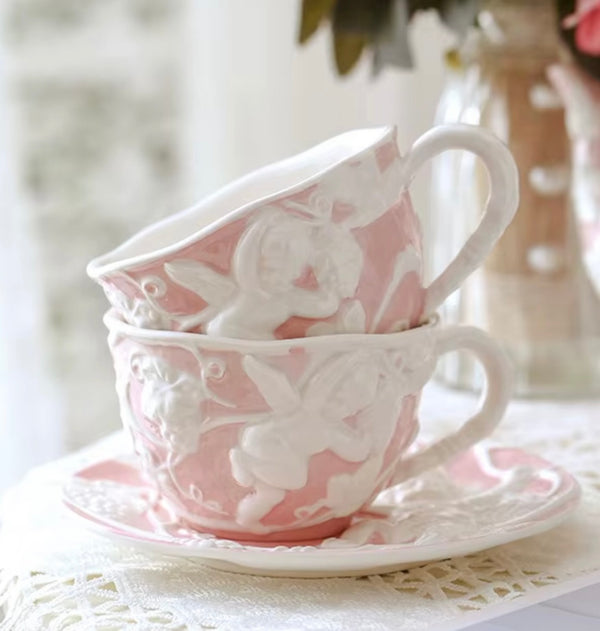 Rococo Tea Set-Cherubs