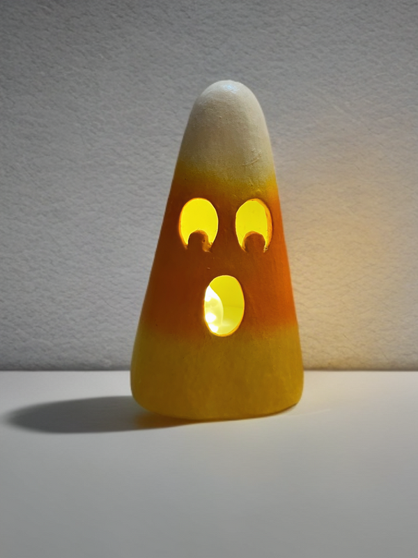 Surprised Candy Corn Luminary